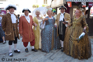 Les personnages costumées des Fêtes de la Nouvelle-France 2011