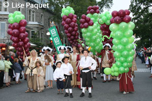 Le défilé des Fêtes de la Nouvelle-France 2011