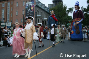 Le défilé des Fêtes de la Nouvelle-France 2011