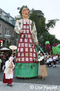 Le défilé des Fêtes de la Nouvelle-France 2011