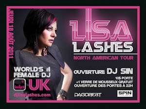 DJ féminin Lisa Lashes