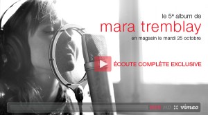 Mara Tremblay Le 5e album de Mara Tremblay. Capturer la magie