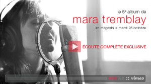 Le 5e album de Mara Tremblay. Capturer la magie