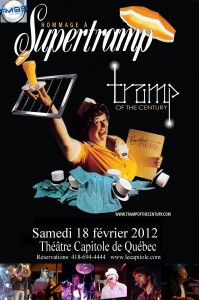 Hommage à Supertramp Hommage à Supertramp le 18 février 2012 au Théâtre Capitole