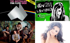 4 GRANDS SPECTACLES  AU CENTRE BELL CETTE SEMAINE!  AVRIL LAVIGNE MUMFORD & SONS THE AUSTRALIAN PINK FLOYD  SELENA GOMEZ