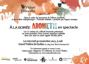 Arométis, collectif de 17 artistes,