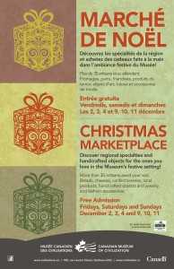 Le Marché de Noël de retour au Musée canadien des civilisations! Le Marché de Noël de retour au Musée canadien des civilisations!