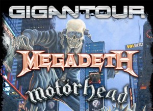 GIGANTOUR avec Megadeth / 3 fév. 2012 - Centre Bell