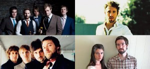 Charlie Winston - Kathleen Edwards - Punch Brothers - Veronica Falls- Bowerbirds - Kasabian