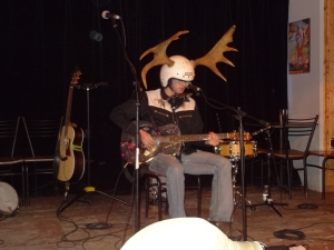 Dylan Perron & elixir de gumbo au lancement de Hamméricana
