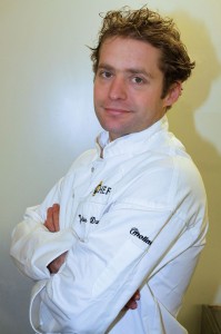 Julien Dumas Julien Dumas à titre de chef du restaurant Panache.
