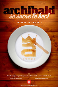 Archibald du 28 mars au 28 avril, le Festival Archibald se sucre le bec