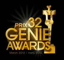 32e GALA ANNUEL DES PRIX GÉNIE, diffusé en direct sur les ondes de CBC Television le jeudi 8 mars, à partir de 20 h (20 h 30 HTN).