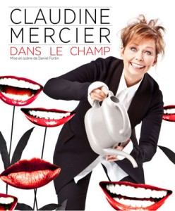 Claudine Mercier samedi 22 septembre 2012 à la salle Edwin-Bélanger de Montmagny.