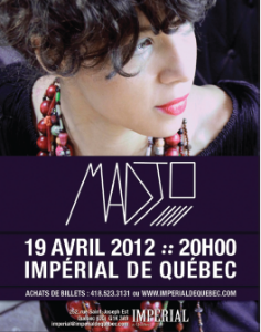 Le spectacle de Madjo à l’Impérial de Québec Le spectacle de Madjo à l’Impérial de Québec