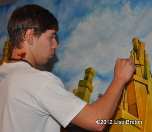 Artiste-graffiteur Olivier-Moisan Dufour Artiste-graffiteur Olivier-Moisan Dufour