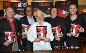 Jacques J Ouellet, Gilles Morais, Robert Gonneville, André Jalbert et Gabriel Rancourt