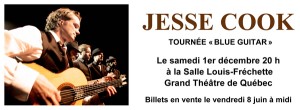 Jesse Cook en spectacle le samedi 1er décembre au Grand Théatre de Québec