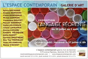 L A N G A G E RÉORIENTÉ L A N G A G E RÉORIENTÉ