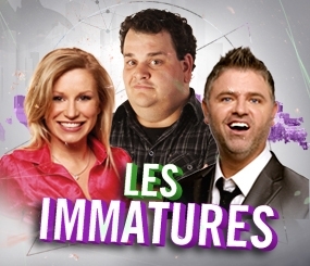 Gala les Immatures animé par Cathy Gauthier, Philippe Laprise et Dominic Paquet Gala les Immatures animé par Cathy Gauthier, Philippe Laprise et Dominic Paquet