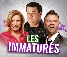 Gala les Immatures animé par Cathy Gauthier, Philippe Laprise et Dominic Paquet