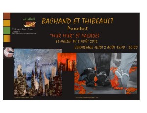 Mur Mur et Façades Danyelle Bachand et Nathalie Thibeault à L’espace contemporain Mur Mur et Façades Danyelle Bachand et Nathalie Thibeault à L’espace contemporain
