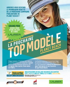 LA PROCHAINE TOP MODÈLE PLANET BEACH AU VILLAGE VACANCES VALCARTIER