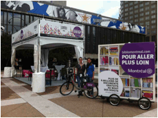 le Biblio-BIXI au Festival de Jazz