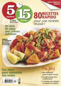 80 Recettes Rapido 5 ingrédient 15 minutes