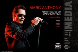 Marc Anthony à l'Amphithéâtre du Stade olympique le 21 septembre