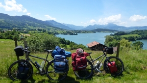 Des vélos bien chargés