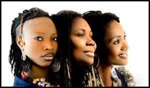 Dobet Gnahoré, Manou Gallo & Kareyce Fotso Dobet Gnahoré, Manou Gallo & Kareyce Fotso