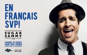 Sugar Sammy le 20 novembre 2012 à l’Olympia de Montréal