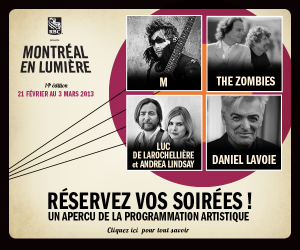 Festival Montréal en Lumière du 21 février au 3 mars 2013