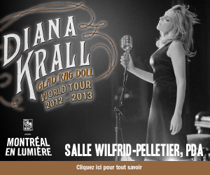 Diana Krall  à la Salle Wilfrid-Pelletier