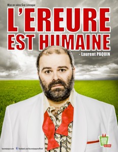 L'EREURE EST HUMAINE de Laurent Paquin L'EREURE EST HUMAINE de Laurent Paquin