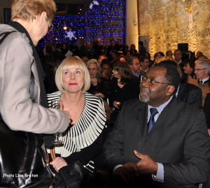 Madame Chantal Gibert et Monsieur Maka Kotto