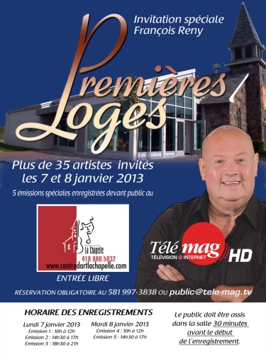 Émission Premières Loges