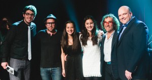 David Clouet (technicien en loisir au Collège Saint-Charles-Garnier), Mathieu Bouchard (juge et chanteur d'Automat), Clara Bernardo, Anne-Sophie Masse, François Tashereau (juge et administrateur du Grand Théâtre de Québec) et Éric Gagnon (juge et membre du personnel du Collège Saint-Charles-Garnier)  