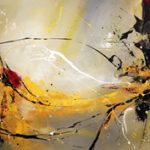 Peinture représentant de l'abstraction lyrique