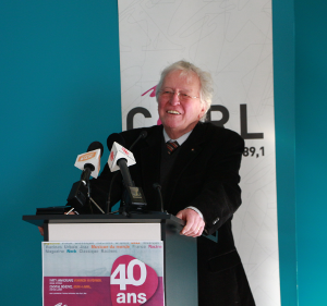 Jean-Paul L'allier, président d'honneur du 40e anniversaire de CKRL