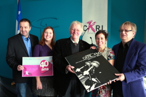 Dany Fortin, Tanya Beaumont, Jean-Paul L'allier, Caroline Stephenson et Denys Lelièvre Dany Fortin, Tanya Beaumont, Jean-Paul L'allier, Caroline Stephenson et Denys Lelièvre
