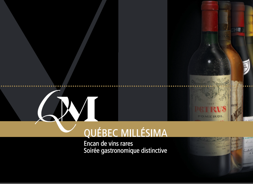 Québec Millésima 2013, encan de vins rares et soirée gastronomique Québec Millésima 2013, encan de vins rares et soirée gastronomique