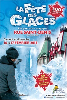 La Fête des Glaces La Fête des Glaces revient en grand sur la rue Saint-Denis!