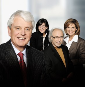 Simon Durivage, Marie Grégoir, Jean-Pierre Charbonneau, Liza Frulla