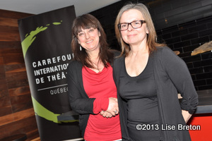 Dominique Violette directrice générale et Marie Gignac directrice artistique Dominique Violette directrice générale et Marie Gignac directrice artistique