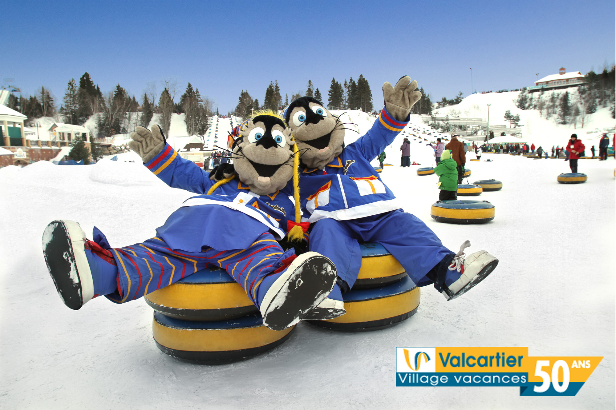 Mascotte du Village Vacances Valcartier