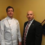 le nouveau chef François Samson et le superviseur de la restauration, Martin Genest