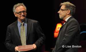 Martin Tremblay, président du CA et Jacques Leblanc, directeur artistique