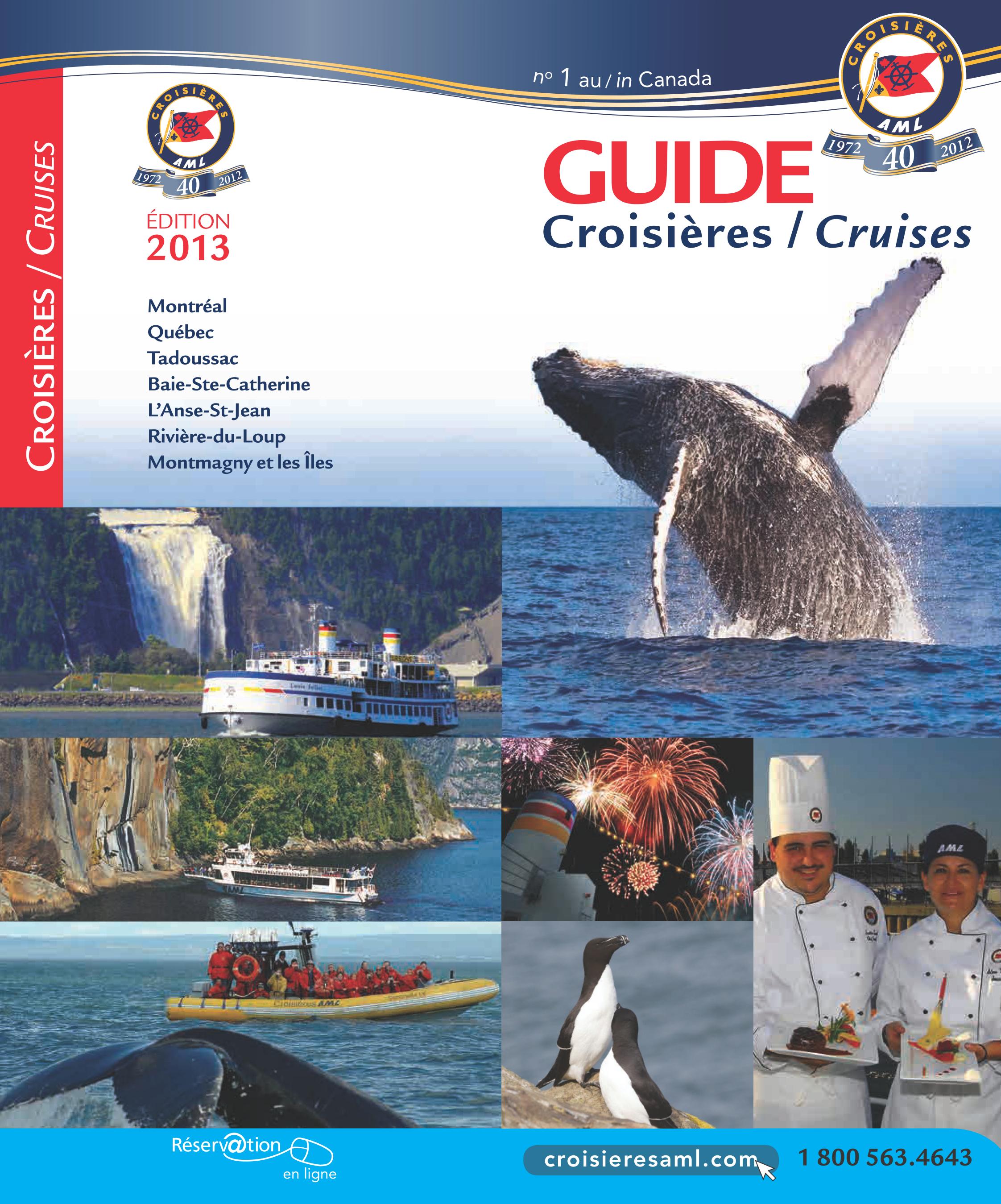 Lancement du guide officiel 2013 de Croisières AML !